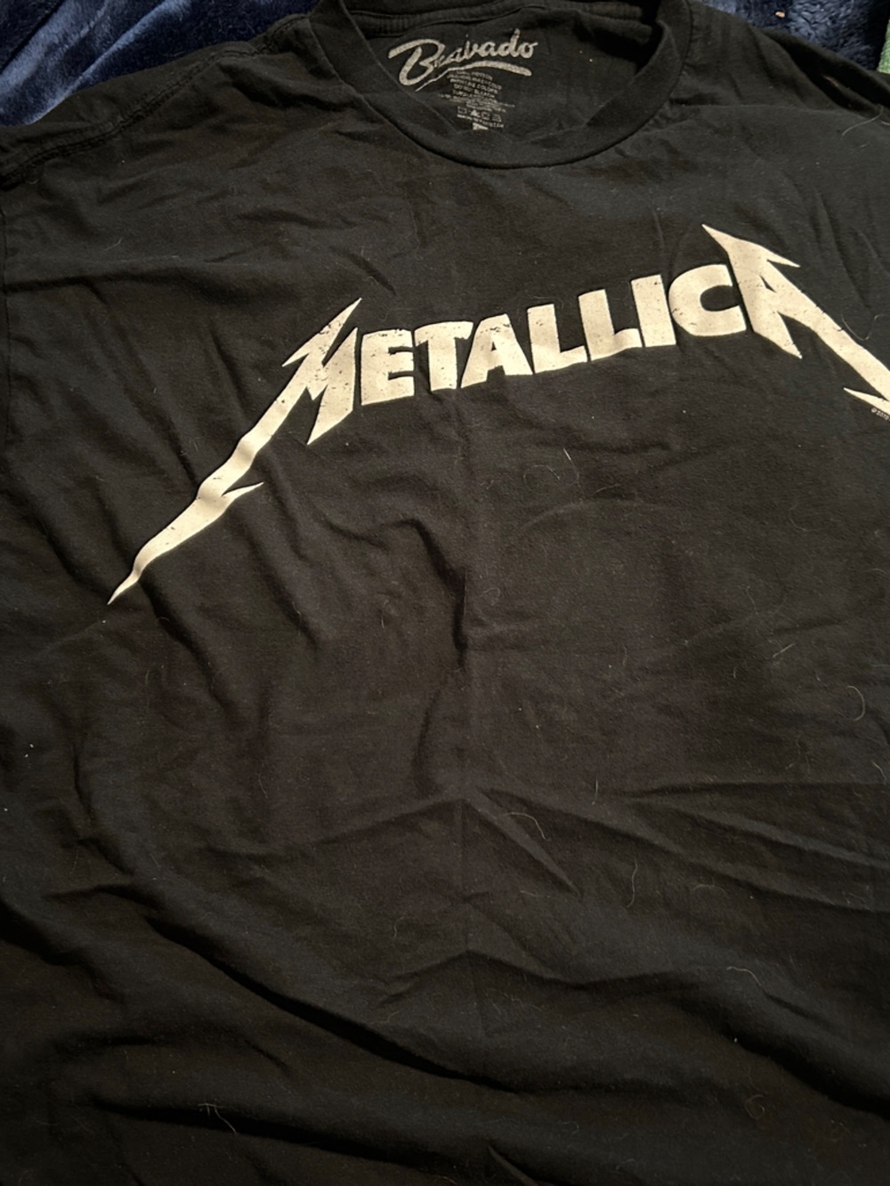 Bravado Black Metallica Logo Short Sleeve Tee